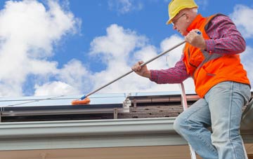 Trelewis soft wash roof cleaning